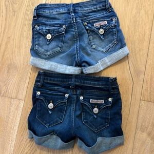 2 pair of Hudson girls shorts. Size 7